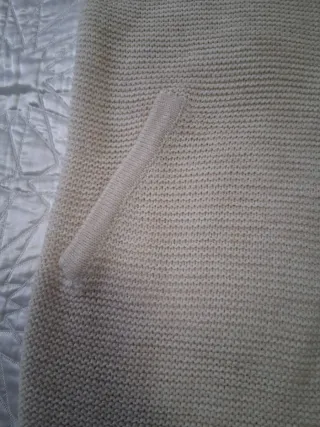 Chaqueta larga beige