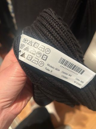 Vestido jersey Massimo Dutti negro