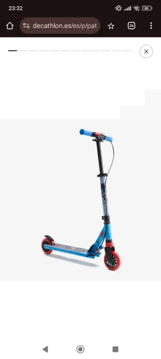 Patinete Oxelo MID5 Azul