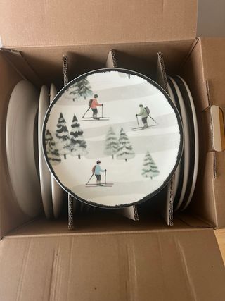 Vajilla H&H 18 piezas + 3 vasos