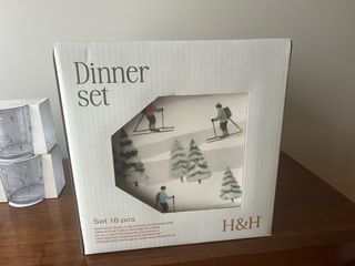 Vajilla H&H 18 piezas + 3 vasos