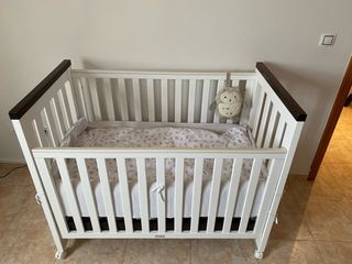 Cuna Trama madera bebé