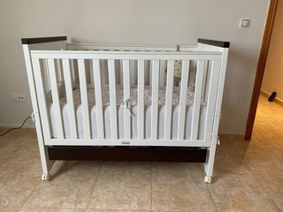 Cuna Trama madera bebé