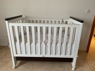 Cuna Trama madera bebé