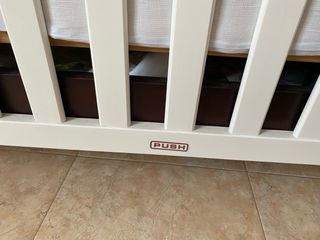 Cuna Trama madera bebé