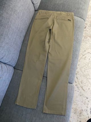 Pantalón Zara Hombre Verde Oliva