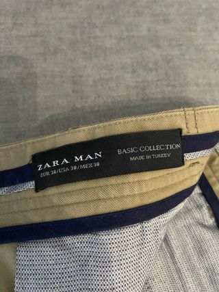 Pantalón Zara Hombre Verde Oliva