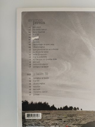 PEREZA, Aviones, CD+DVD, edición especial