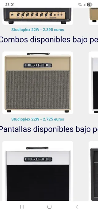 Amplificador y Pantalla BIGTONE plex 50