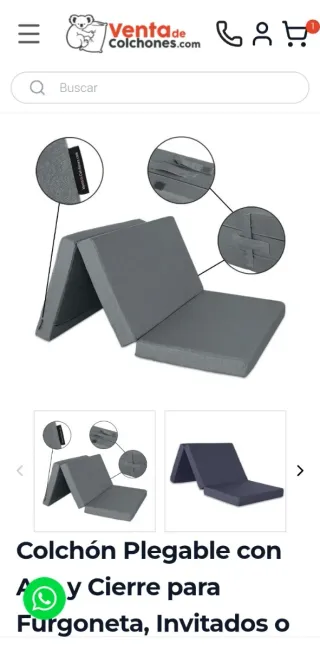 Mueble cama Peugeot Rifter long(mueble + colchón..