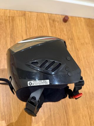 Casco de esquí infantil negro