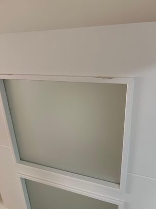 Puerta doble hoja blanca Lucerna Plus