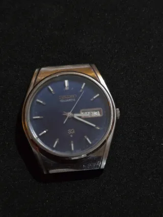 Reloj Seiko Azul y Plateado