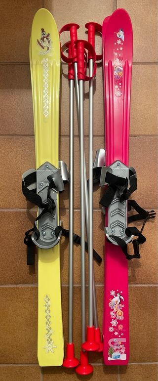 Esquís iniciación infantiles con bastones