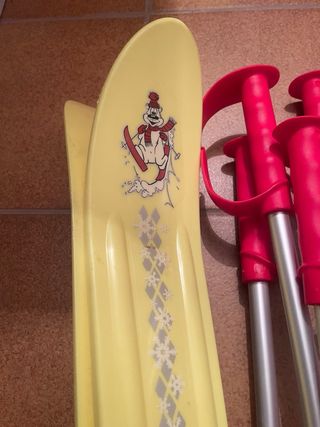 Esquís iniciación infantiles con bastones