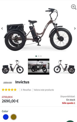 Triciclo Eléctrico Verde - Como Nuevo