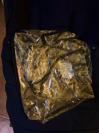 Silla de paseo Maclaren,con saco y plástico lluvia