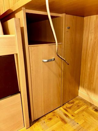 Habitación juvenil completa de madera