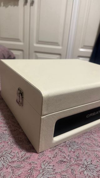 Tocadiscos CREATE Beige y Negro