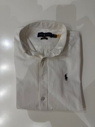 Polo Ralph Lauren Camisa Blanca Talla M / S
