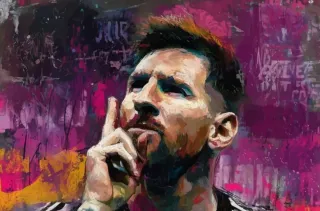 Obra de Arte Urbano Messi Edición Limitada
