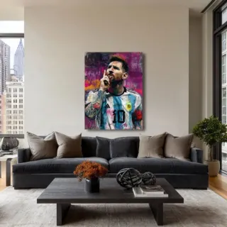 Obra de Arte Urbano Messi Edición Limitada
