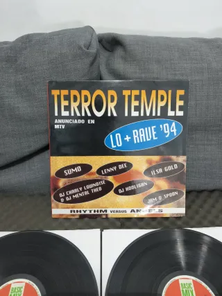 Vinilo Terror Temple techno makina bacalao