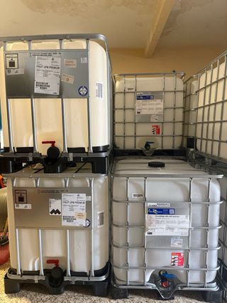 Bidónes depositos Contenedores IBC GRG 1000L Agua