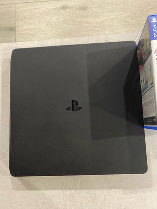 Consola PS4 Slim Negra + 2 Mandos + Juegos
