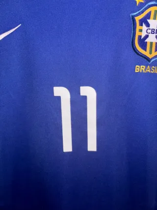 Camiseta Retro Fútbol Brasil Ronaldinho 2002 XL