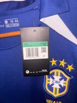 Camiseta Retro Fútbol Brasil Ronaldinho 2002 XL