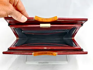 Pochette vintage pelle e bachelite