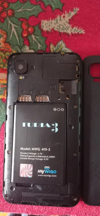 Telefono cellulare Mywigo MWG 419-3 Nero