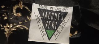 Chaqueta negra con bordado dorado, REBAJADO.