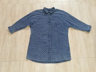 T 40 Pull&Bear Denim, vestido camisero/blusón