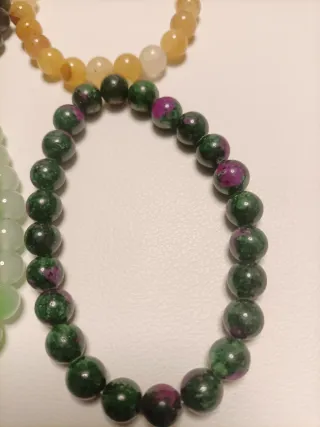 Pulseras Piedras Naturales Elásticas