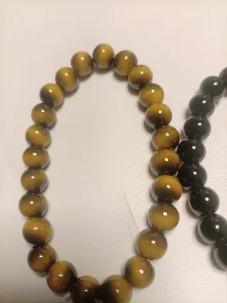 Pulseras Piedras Naturales Elásticas