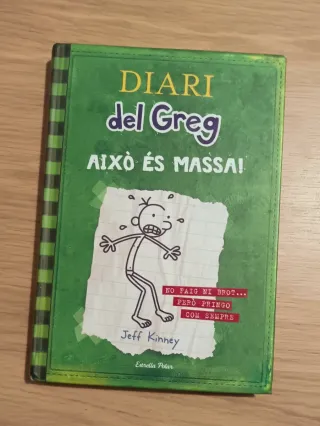 Lote 5 Libros "Diari del Greg" (Catalán)