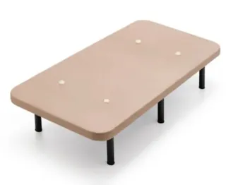 Somier 90x180 Beige y Negro
