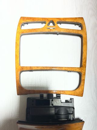 Molduras consola Mercedes CLK W209 madera