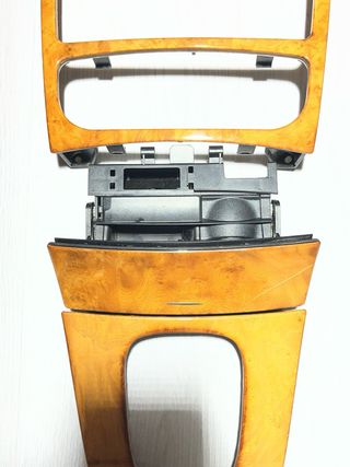 Molduras consola Mercedes CLK W209 madera