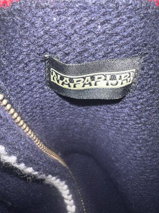 Jersey Napapijri Azul Marino con Copos de Nieve