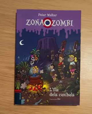 Libro "Zona Zombi: L'illa dels caníbals" (Catalán)