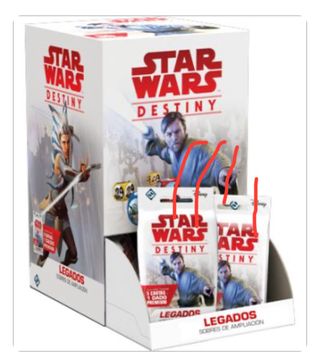 Star Wars Destiny: Legados - Sobres de Ampliación