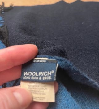 Sciarpa Woolrich originale blu