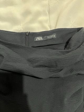 Falda estilo pareo de Zara