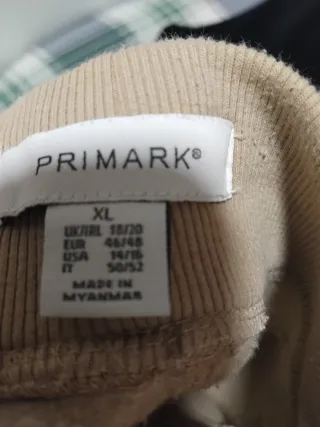 Pantalones de chándal mujer beige y negro