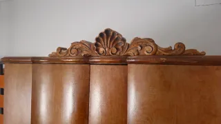 Cabeceros, cómoda, armario, mesita antiguo rústico