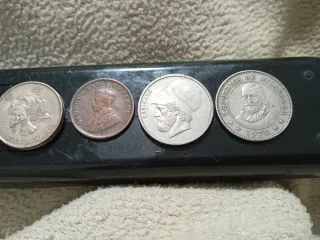 Colección de monedas antiguas. Se vende como está