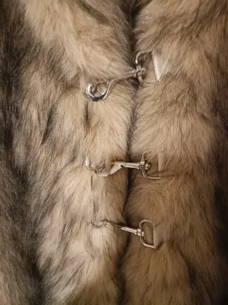 Abrigo Piel Sintética The Ragged Priest Beige Tall